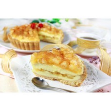 經典派 蘋果口味1100g (7吋) _ 愛家純素美食_ 全素蛋糕 素食起司派 生日旦糕