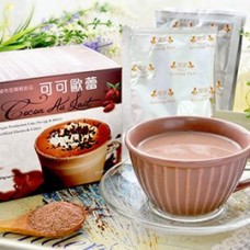 可可歐蕾 (30gx22包)/袋_ 愛家純淨素食_ 全素即飲巧克力飲 香濃滑順 純素可可粉即溶飲品