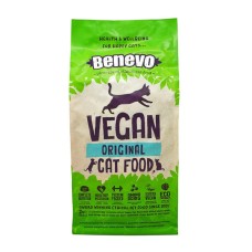 英國Benevo機能性純素貓飼料2kg 頂級素食貓糧 Vegan 含植物源牛磺酸 螺旋藻 營養配方